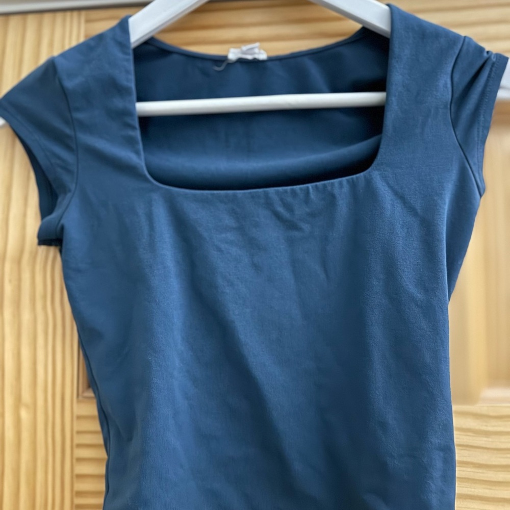 Elegant Blue Women's Top